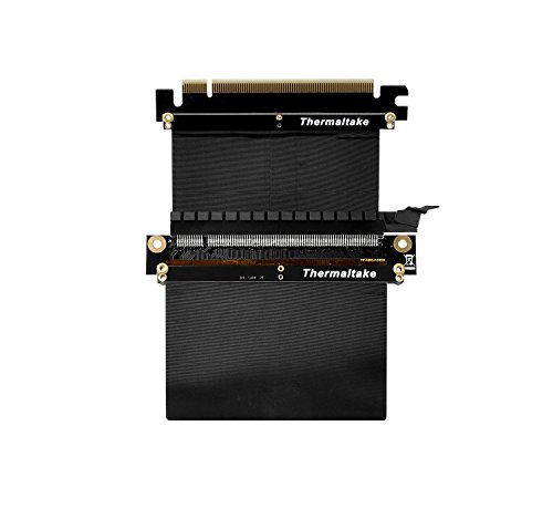 Thermaltake Gaming - Cable Elevador PCI-E 3.0 X16, Tamaño 200 mm, color Negro