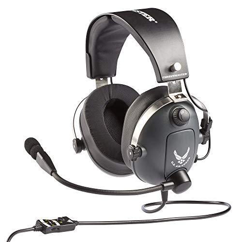 Thrustmaster T.Flight U.S. Air Force Edition (gaming headset, 50 mm driver, abn. Directional Microphone Memory Foam with Gel Pad PS4 / Xbox One / PC, Black)