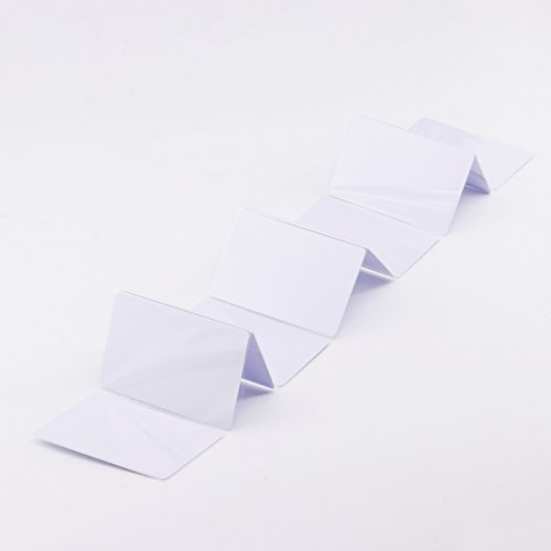 Timeskey NFC 50 Unids/Lote Etiquetas NFC Ntag216 13.56 MHz 888 Bytes ISO14443A Universal CR80 NFC Tarjetas PVC Tarjetas Blancas para Android, iOS teléfonos NFC