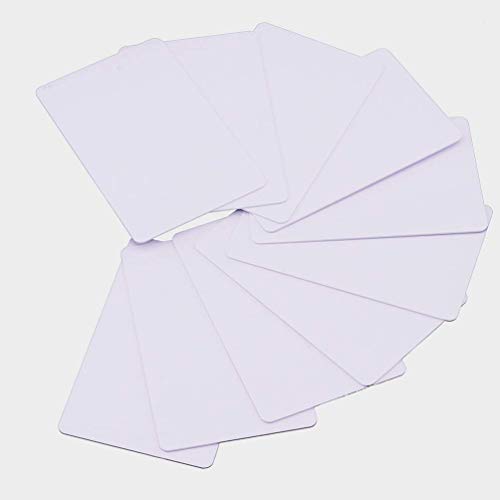 Timeskey NFC 50 Unids/Lote Etiquetas NFC Ntag216 13.56 MHz 888 Bytes ISO14443A Universal CR80 NFC Tarjetas PVC Tarjetas Blancas para Android, iOS teléfonos NFC