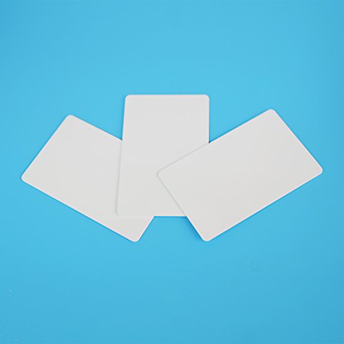 Timeskey NFC 50 Unids/Lote Etiquetas NFC Ntag216 13.56 MHz 888 Bytes ISO14443A Universal CR80 NFC Tarjetas PVC Tarjetas Blancas para Android, iOS teléfonos NFC
