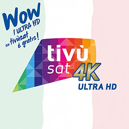 TiVuSat 4K UHD Black Card y EasyMouse 4K Ultra HD SmartCam de DIGIQuest - Módulo UHD CI + que incluye TiVuSat 4K UHD activado, canales italianos HD / 4K vía satélite Eutelsat HotBird 13.0 ° Este