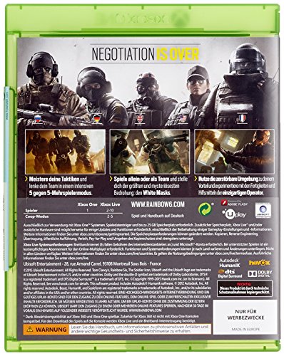 Tom Clancy's Rainbow Six Siege - Art Of Siege Edition [Importación Alemana]