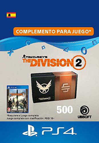 Tom Clancy's The Division 2 - Pack de 500 créditos premium - 500 Credits DLC | Código de descarga PSN - Cuenta española