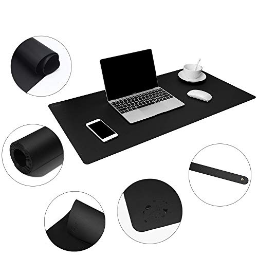 Topwi, almohadilla protectora de piel para escritorio, 86,36 x 43,18 cm, alfombrilla de escritorio impermeable para oficina y hogar