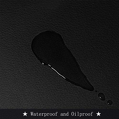 Topwi, almohadilla protectora de piel para escritorio, 86,36 x 43,18 cm, alfombrilla de escritorio impermeable para oficina y hogar