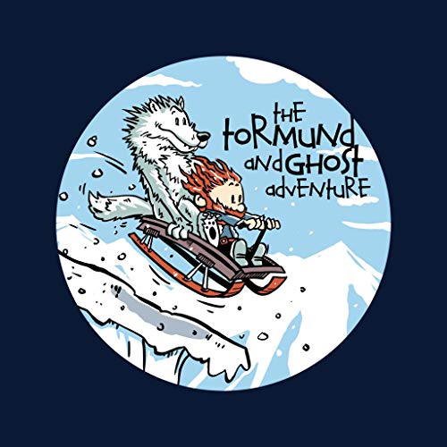 Tormund and Ghost Calvin and Hobbes Mash Up Men's T-Shirt