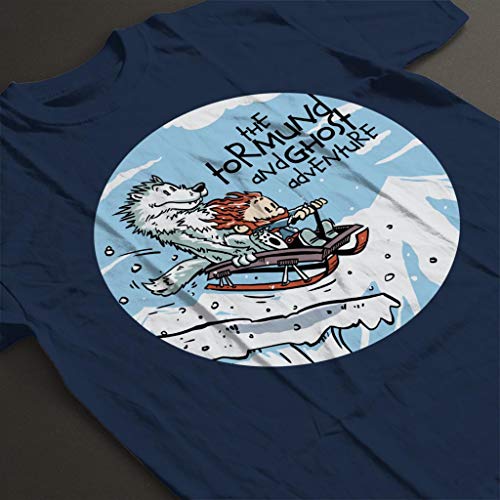Tormund and Ghost Calvin and Hobbes Mash Up Men's T-Shirt