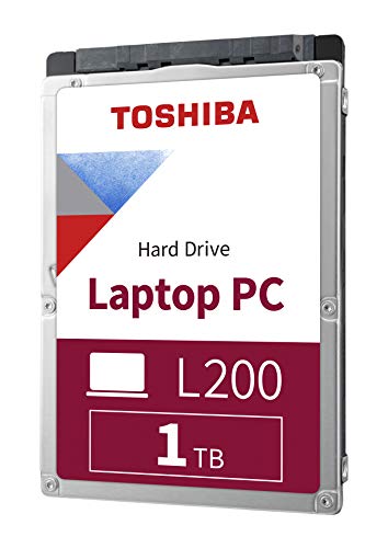 Toshiba L200 - Disco Duro de 1 TB para portátiles/PC (2.5", 7 mm) Multicolor