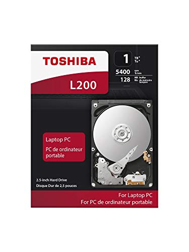 Toshiba L200 - Disco Duro de 1 TB para portátiles/PC (2.5", 7 mm) Multicolor