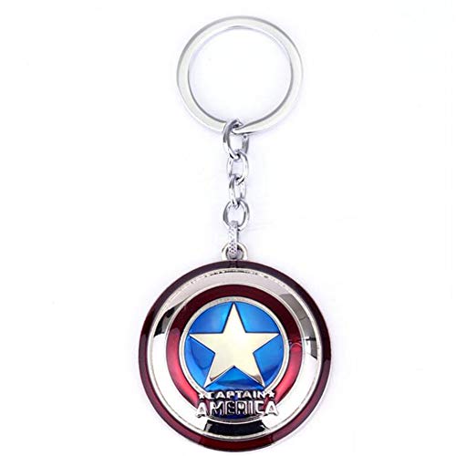 Towel Rings Escudo Key - Capitán América Llavero De Metal Capitán América Shield Hanging Avengers Accesorios Accesorios 2pcs