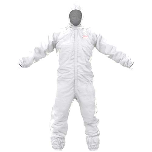 Traje de protección química SafeComfort Modelo H | PSA Cat. III Tipo 5/6 - Protección contra Las infecciones según la Norma EN 14126 – Talla XXL