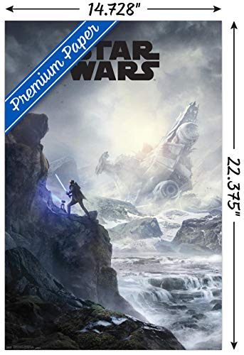 Trends International Star Wars: Jedi Fallen Order-Cliffside Key Art Póster de pared, 37,4 x 56,8 cm, versión premium sin marco
