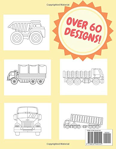 Truck Coloring Book: Activity Book For Kids Who Love To Color Vehicles (Colorforfun)