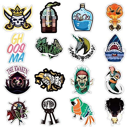 TTBH Cartoon Stickers Sea of Thieves Stickers Pack For Laptop Luggage Book Motorcycle Car Decal Sticker 100Pcs