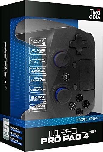 Two Dots - Mando Con Cable Pro Pad 4 (PS4)
