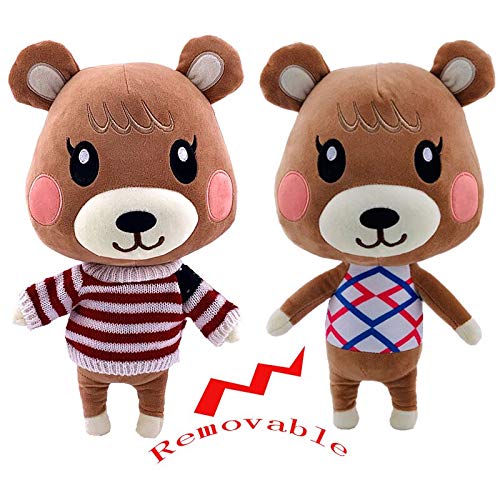Tylyund Peluches 30cm Anime Maple Animal Crossing Peluche De Juguete Animal De Dibujos Animados Arce Muñeca De Peluche Suave Juguetes para Niños Cumpleaños