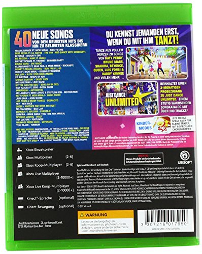 Ubisoft Just Dance 2018 [Versión en alemán] Xbox Uno