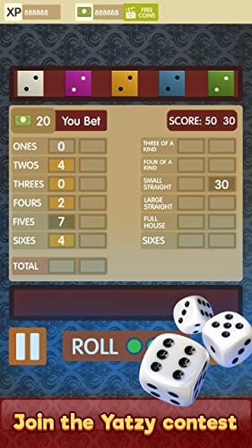Ultimate Yatzy Dice Poker Game Mania Offline 2k17: Wonder Jackpot Game For Free