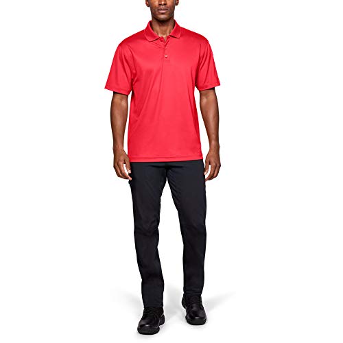 Under Armour Men's Tactical Performance Polo, Red/Red, X-Large