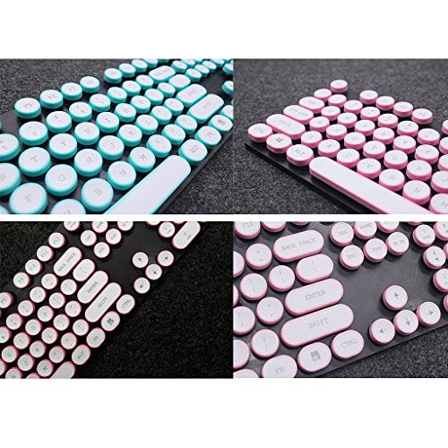 UNF 108 Teclas DIY Keycap, Retro Steam Punk Máquina de Escribir Teclado mecánico