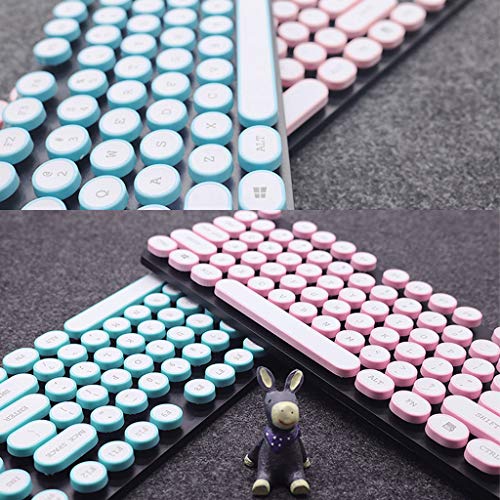 UNF 108 Teclas DIY Keycap, Retro Steam Punk Máquina de Escribir Teclado mecánico