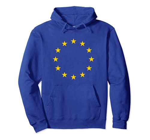 Unión Europea Bandera Europa UE Viajes Anti Brexit Paz Sudadera con Capucha