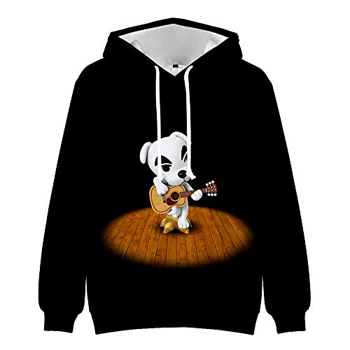 Unisex Animal Crossing: New Horizons Camiseta Casual Sudadera con Capucha de Manga Larga Hoodie
