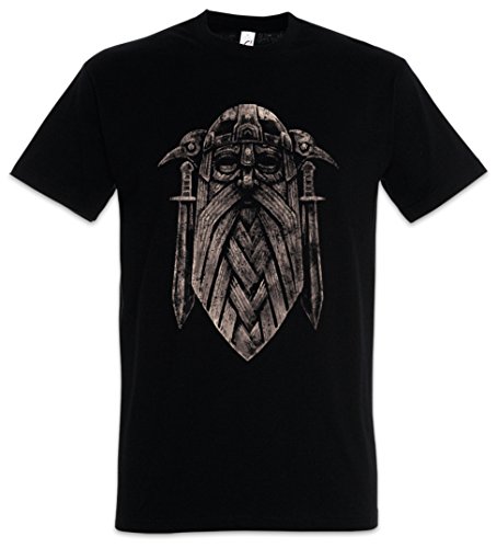 Urban Backwoods Odhin IX Camiseta De Hombre T-Shirt Negro Talla L