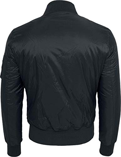 Urban Classics Basic Bomber Jacket, black, M para Hombre