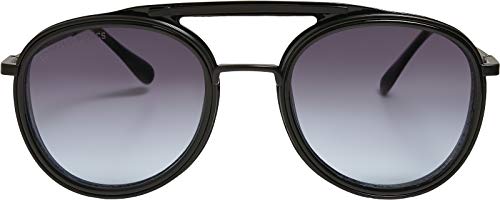 Urban Classics Sunglasses Ibiza Gafas, Negro/Negro, Talla única Unisex Adulto