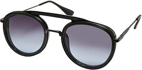 Urban Classics Sunglasses Ibiza Gafas, Negro/Negro, Talla única Unisex Adulto