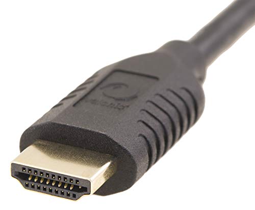 valonic Cable HDMI 4k | 1m | ARC | UHD | Full HD | Ethernet | Negro | Compatible con TV, PS4, Nintendo Wii, Xbox | 1 Metro | Macho Macho