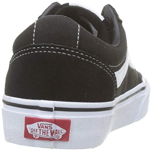 Vans Ward, Zapatillas Mujer, Negro (Suede/Canvas/Black/White Iju), 38.5 EU