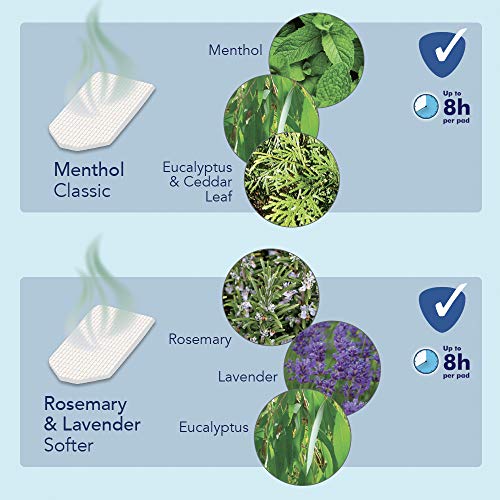 Vicks VH1700JUV - Vaporizador eléctrico sin agua de vapores calmantes de romero y lavanda