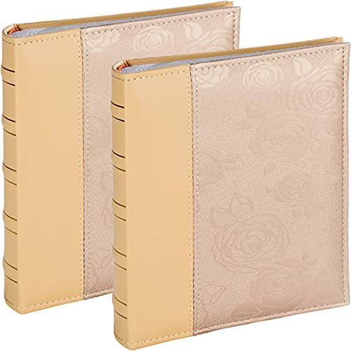 Victoria Collection - Álbum de fotos de 15 x 10 cm, diseño estético para 200 fotos de tamaño 4 x 6 cm, fácil de usar con bolsillos duraderos y espacio extra para Memos