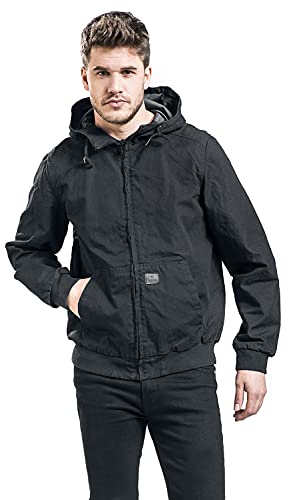 Vintage Industries Arrow Hombre Chaqueta entre-tiempo Negro XL, 100% algodón,