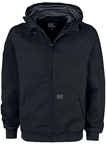 Vintage Industries Arrow Hombre Chaqueta entre-tiempo Negro XL, 100% algodón,