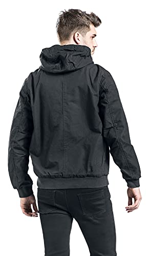 Vintage Industries Arrow Hombre Chaqueta entre-tiempo Negro XL, 100% algodón,