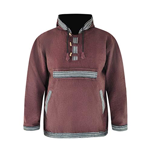 virblatt Sudadera Cremallera Chaqueta Invierno Cazadora Canguro Chaqueta Rasta– Sphärenhaft BRL