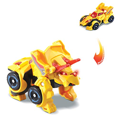 VTech- Switch & Go Dinos Juguete Barro, El T-Rex 4x4, Multicolor (3480-197222) + Tino, El Tricerátops Bólido Dinosaurio Interactivo, Multicolor (3480-183022)