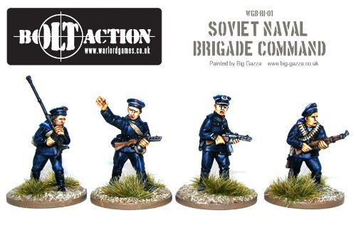 Warlord Games Bolt Action Soviet Naval Brigade Command