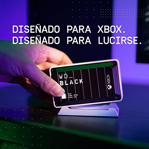 WD_BLACK D30 de 1 TB Game Drive SSD: velocidad y almacenamiento, compatible con la serie X|S de Xbox y PlayStation 5