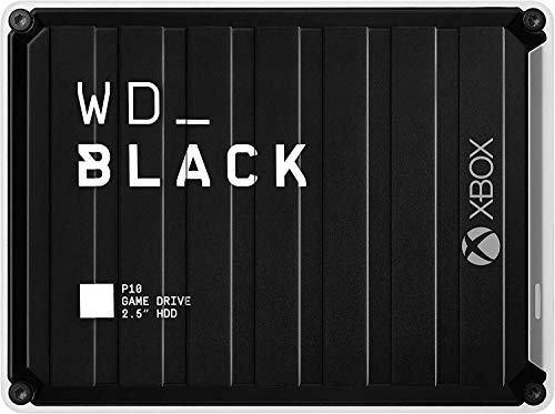 WD_BLACK P10 Game Drive para Xbox de 4 TB para llevar tu colección de juegos Xbox allí donde vayas