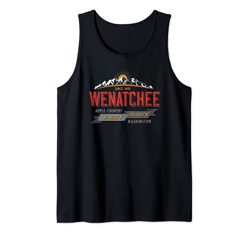 Wenatchee Washington USA Apple Country Vacation Souvenir Camiseta sin Mangas