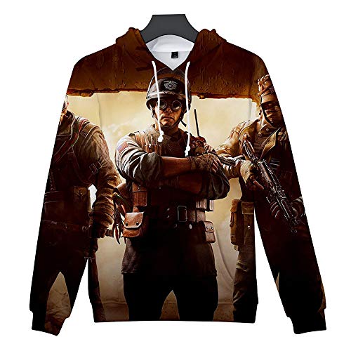 Whittie Rainbow Six Sudadera con Capucha con Capucha y Estampado 3D para Mujer,12,2XL