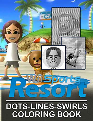 Wii Sports Resort Dots Lines Swirls Coloring Book: Wii Sports Resort Wonderful An Adult Activity Dots-Lines-Swirls Book