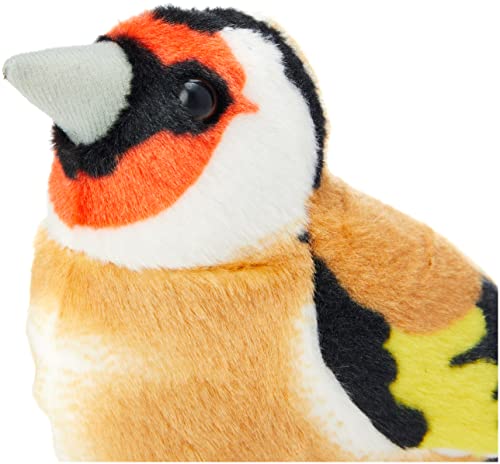 Wild Republic - Aves, Jilguero con sonidos reales peluche, 13 - 16 cm (19486)