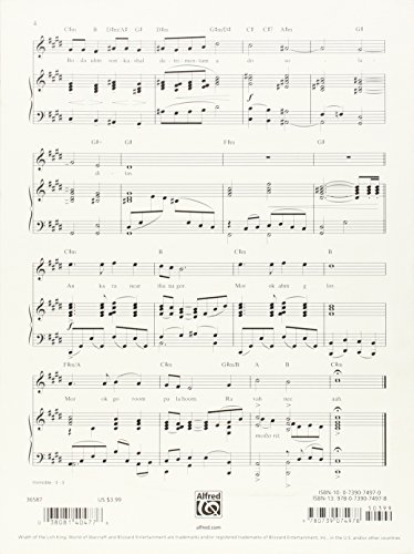 World of warcraft invincible pvg: From World of Warcraft (Piano/Vocal/Chords), Sheet (World of Warcraft: Wrath of the Lich King)