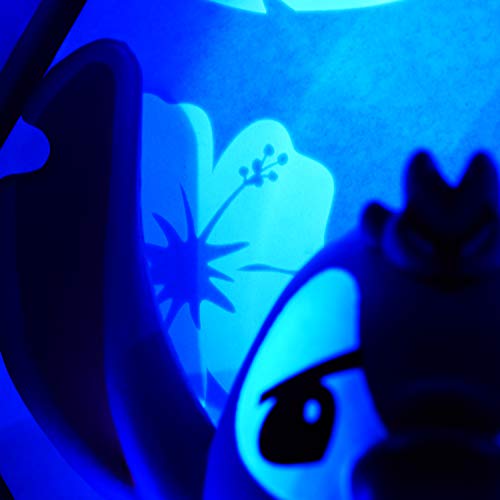 WOW! PODS Stitch - Figura Coleccionable de Cabeza de Bobina con luz clásica de Disney